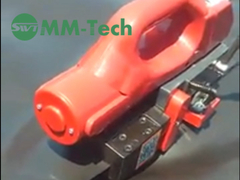 เครื่องเชื่อมแผ่นเมมเบรน MM-Tech SWT-NS800 เชื่อมแผ่นเมมเบรนที่ไซต์งานก่อสร้าง