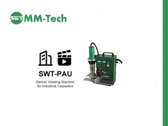 MM-Tech SWT-PAU เครื่องเชื่อมแผ่นผ้าใบสําหรับการเชื่อมแผ่นผ้าใบของรถบรรทุก PVC