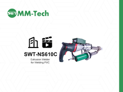 SWT-NS610C มือถือการเชื่อมปืนพกพาการดำเนินการสาธิตมอเตอร์ Metabo German ・ ช่วง 1-20 มม.