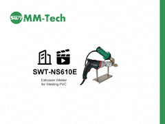 SWT-NS610E เครื่องเชื่อม extrusion มือ โดย METABO เยอรมนี ระบบความร้อน 3400W