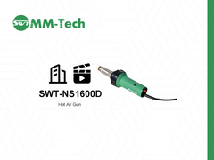 SWT-NS1600D ปืนอากาศร้อน 20-620°C การควบคุมอุณหภูมิที่ฉลาด