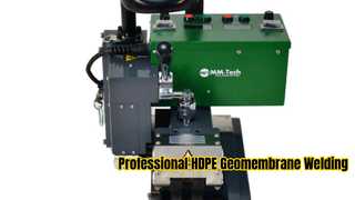 MM-Tech Geomembrane เครื่องเชื่อม การเชื่อม HDPE ความเร็วสูง