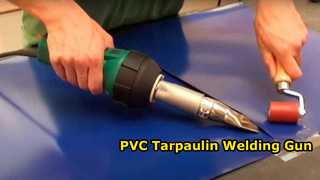 ปืนลมร้อน 1600W สำหรับการซ่อมแซมพื้น PVC แบบมืออาชีพ