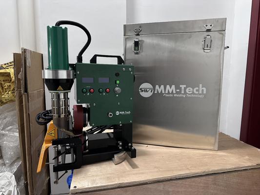 เครื่องเชื่อมลมร้อน SWT-PAU แบบตั้งโต๊ะ สำหรับเชื่อม PVC HDPE ผ้าใบ 3600W