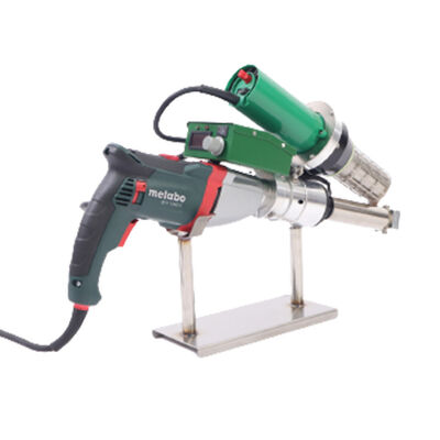 เครื่องเชื่อมรีดร้อนแบบมือถือ 5500W พร้อมมอเตอร์ Metabo สำหรับความหนาการเชื่อม 8-40 มม.