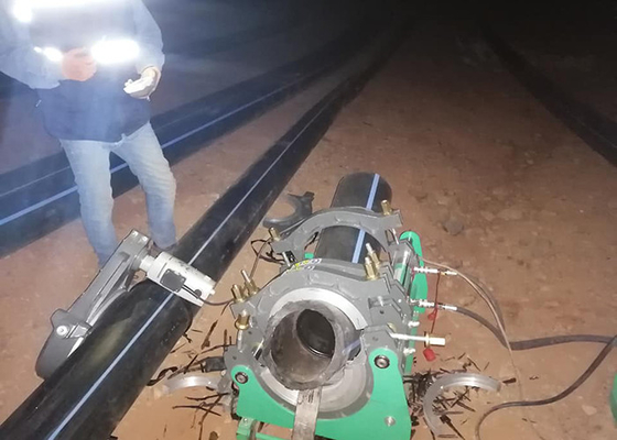 50mm - 160mm Hdpe Pipe Butt Fusion เครื่องเชื่อม Low Noise
