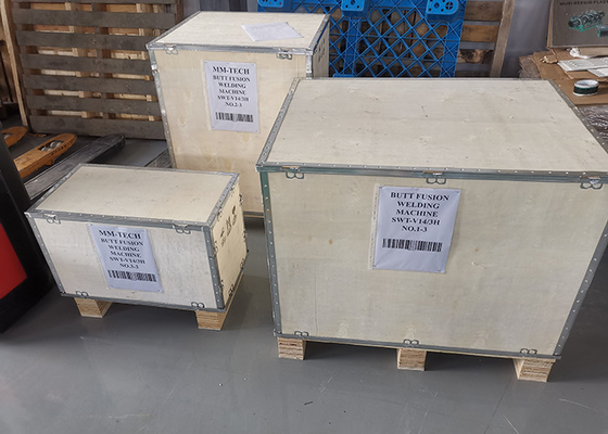90mm - 250mm Hdpe Pipe Butt Fusion เครื่องเชื่อม 4.25kw