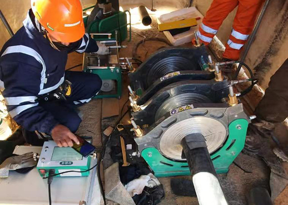 200mm Pipe Hdpe Butt Fusion Machine พร้อม Data Logger