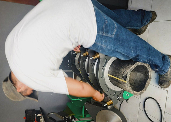3 '' - 14'' Hdpe Tube ไฮดรอลิกก้นฟิวชั่นเครื่องเชื่อม 220V