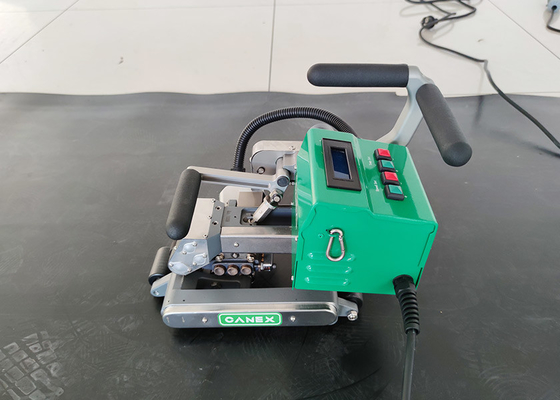 เครื่องเชื่อมแผ่นใยสังเคราะห์ HDPE 0.8-3.0 มม. รุ่น CX500S เครื่องเชื่อมพลังงานเต็มรูปแบบแบบใช้งานได้สองทาง