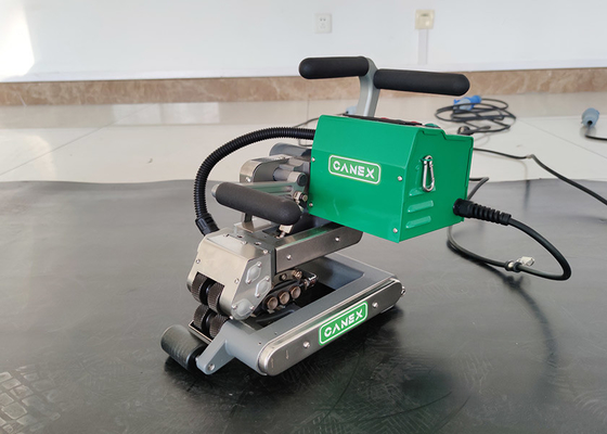 เครื่องเชื่อมแผ่นใยสังเคราะห์ HDPE 0.8-3.0 มม. รุ่น CX500S เครื่องเชื่อมพลังงานเต็มรูปแบบแบบใช้งานได้สองทาง