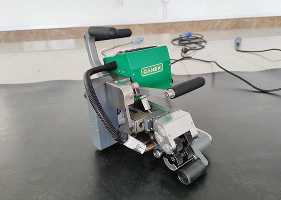 เครื่องเชื่อมแผ่นใยสังเคราะห์ HDPE 0.8-3.0 มม. รุ่น CX500S เครื่องเชื่อมพลังงานเต็มรูปแบบแบบใช้งานได้สองทาง