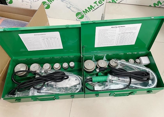 เครื่องเชื่อม PPR ZRJQ-63 พร้อมหัวเชื่อมเคลือบเทฟลอน สำหรับงานประปาน้ำร้อน/น้ำเย็น