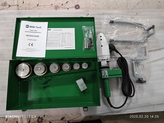 RJQ-63 เครื่องเชื่อม PPR พกพา 800W สําหรับท่อ 20-63 มิลลิเมตร