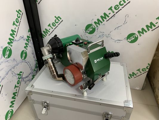 เครื่องเชื่อมผ้าใบกันน้ำ PVC เครื่องเชื่อมลมร้อน SWT-UME HDPE แบนเนอร์