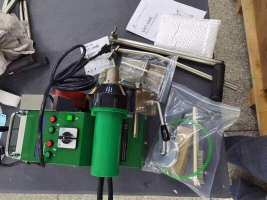 2800W SWT-UME Hot Air Welding Machine for 0.8-1.2MM PVC Banner and Tarpaulin with Overlap/Hem/Rope Welding