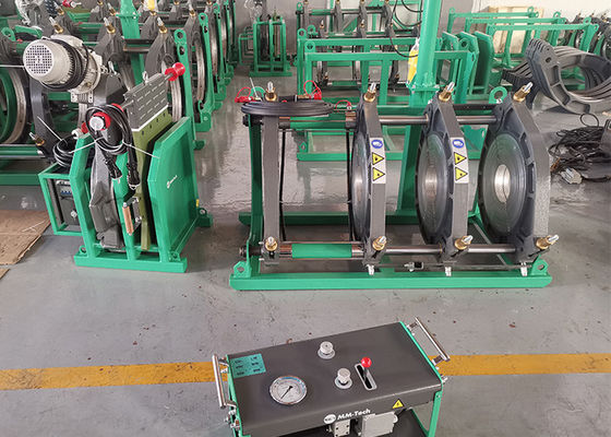 เครื่องเชื่อมฟิวชั่นก้นไฮดรอลิก HDPE รับประกัน 2 ปี