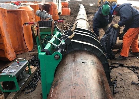 เครื่องเชื่อมฟิวชั่นท่อ HDPE ขนาด 280 มม. - 500 มม. สำหรับงานก่อสร้าง