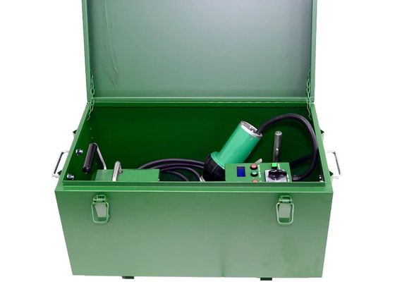 เครื่องเชื่อมหลังคา Tpo 1800W เครื่องเชื่อมอากาศร้อนสำหรับวัสดุกันน้ำ