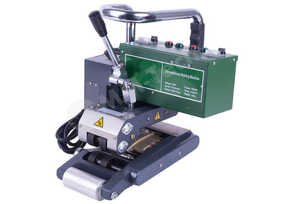 การเชื่อม Polyethylene Geomembrane Hot Wedge Welder พร้อมจอแสดงผลดิจิตอล