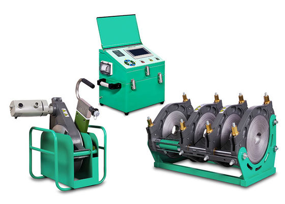 อัตโนมัติ SDR17 Hdpe เครื่องเชื่อมท่อฟิวชั่น 200 มม. 450 มม