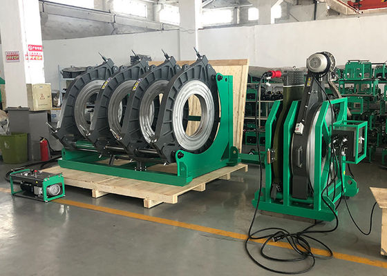 เครื่องเชื่อมฟิวชั่นก้นไฮดรอลิก 400V ที่กำหนดเองสำหรับการเชื่อมพลาสติก
