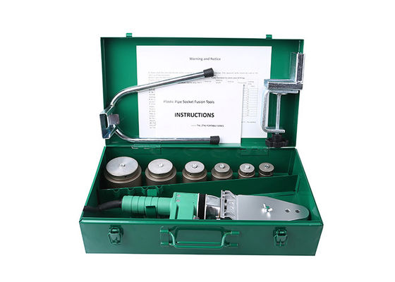 220V Die Head Socket Fusion เครื่องเชื่อม DVS Standard 20mm 63mm