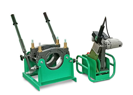 เครื่องเชื่อมฟิวชั่นก้นด้วยมือขนาด 50 มม. 160 มม. สำหรับท่อ Hdpe