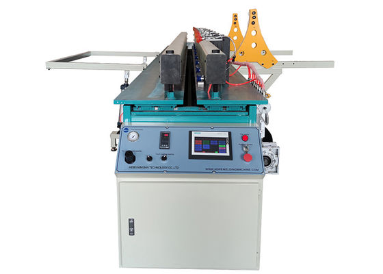 PP PE PVDF แผ่นเชื่อมเครื่องรีดลอนการควบคุมหน้าจอสัมผัส