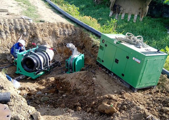 เครื่องเชื่อมฟิวชั่นท่อ PE PPR HDPE อัตโนมัติสำหรับ 90 มม. - 250 มม