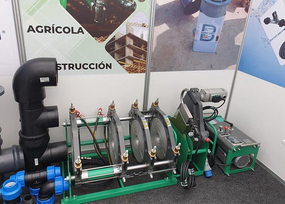 160mm Manual Butt Fusion Welding อุปกรณ์ท่อ Hdpe