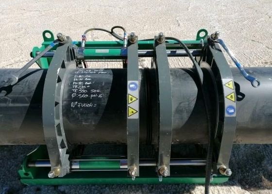 เครื่องเชื่อมเทอร์โมฟิวชั่นร้อนร่วมสำหรับระบบน้ำแก๊สท่อ HDPE