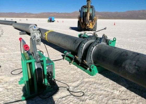 เครื่องเชื่อมเทอร์โมฟิวชั่นร้อนร่วมสำหรับระบบน้ำแก๊สท่อ HDPE