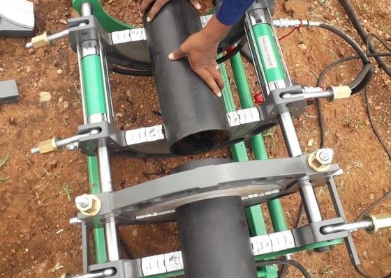 Hot Melt 160mm Manual เครื่องเชื่อมท่อ Hdpe