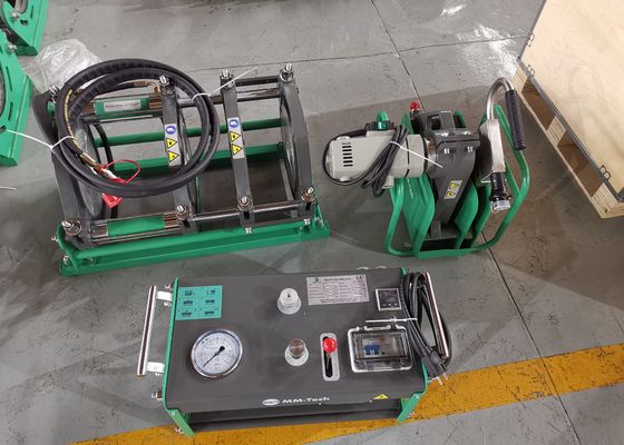 Hdpe Poly Pipe เครื่องเชื่อม Butt Fusion
