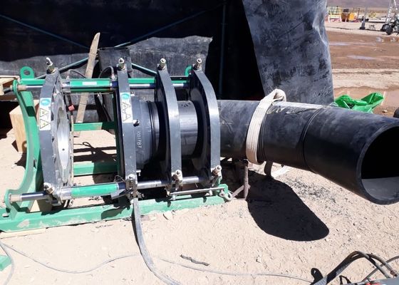 เครื่องฟิวชั่นก้นท่อ Hdpe แบบแมนนวลสำหรับท่อพลาสติก