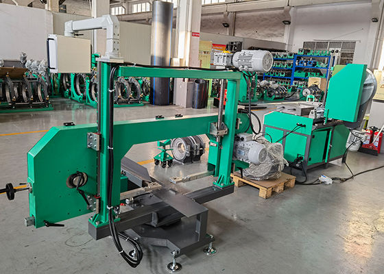 Workshop Field Saddle Fusion Pipe Fitting Machine การผลิต Hdpe