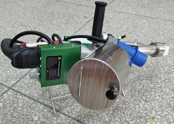 ปืนเชื่อมอัดรีด 220V PE PP เม็ดเม็ดวัตถุดิบบริสุทธิ์