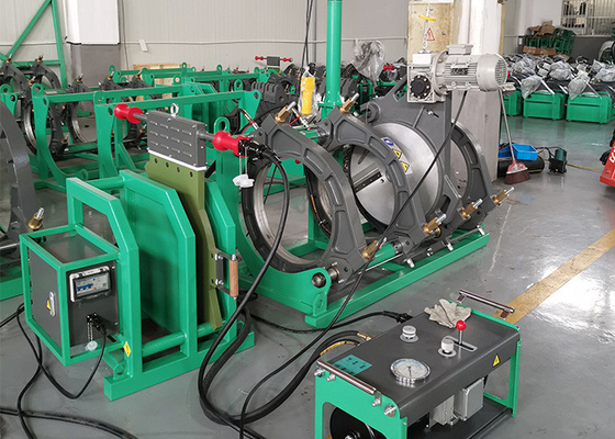 เครื่องฟิวชั่นก้นไฮดรอลิก Hdpe อัตโนมัติสำหรับท่อ