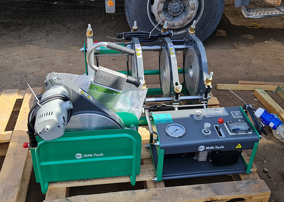 เครื่องเชื่อมเทอร์โมฟิวชั่นท่อ Hdpe 90-315 มม.