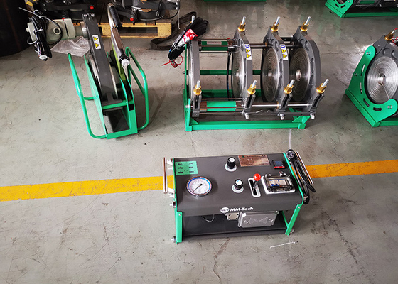 ข้อต่อ 90-355mm Hdpe Pipe Butt Fusion เครื่องเชื่อม