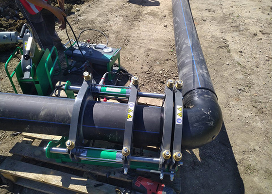 ข้อต่อ 90-355mm Hdpe Pipe Butt Fusion เครื่องเชื่อม