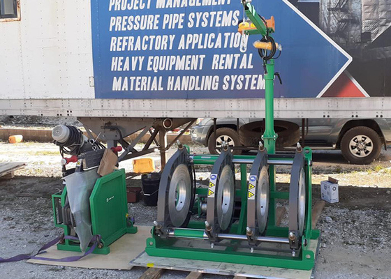 315mm Hdpe Pipe Jointing ไฮดรอลิก Butt Fusion เครื่องเชื่อมเสียงรบกวนต่ำ