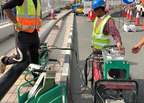 เครื่องเชื่อมก้นไฮดรอลิกฟิวชั่นสำหรับการเชื่อมท่อ Hdpe 90 มม.