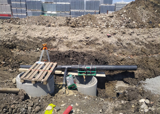 เครื่องเชื่อมฟิวชั่นก้นไฮดรอลิก Hdpe สำหรับ 280mm