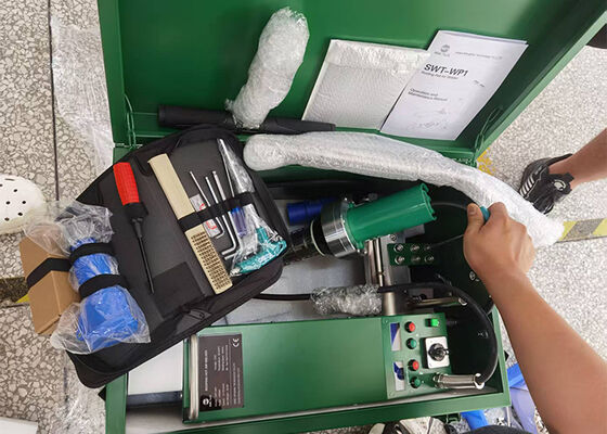 4200W pvc/ Tpo เครื่องปั่น SWT-WP1 โพลิเมอร์อากาศร้อน