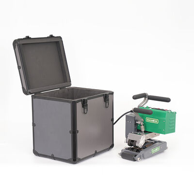 220V CX600 Geomembrane Hot Wedge Welding Machine สําหรับความหนา 0.8-4.0 มิลลิเมตรที่มีทองแดง Hot Wedge