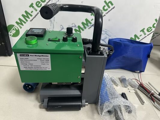 เครื่องเชื่อมลิ่มร้อน CX900 Pondline พร้อมระบบควบคุมอุณหภูมิ ลิ่มร้อนทองแดง PID และตลับลูกปืนนำเข้าจากเยอรมัน