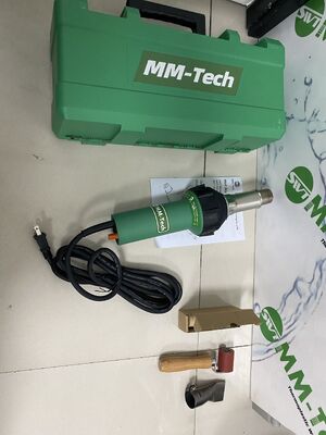 ปืนอากาศร้อน 1600W ที่สามารถปรับอุณหภูมิได้ 20-620 °C และปริมาณอากาศสูงสุด 180L/นาที สําหรับการปั่นพลาสติก PVC