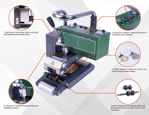 SWT-NS900D PP PVC Geomembrane Welder, Hot Air Welding Machine